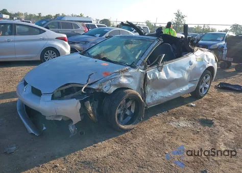 2008 Mitsubishi Eclipse Spyder Gs z USA, uszkodzony, nr VIN 4A3AL25F48E014211